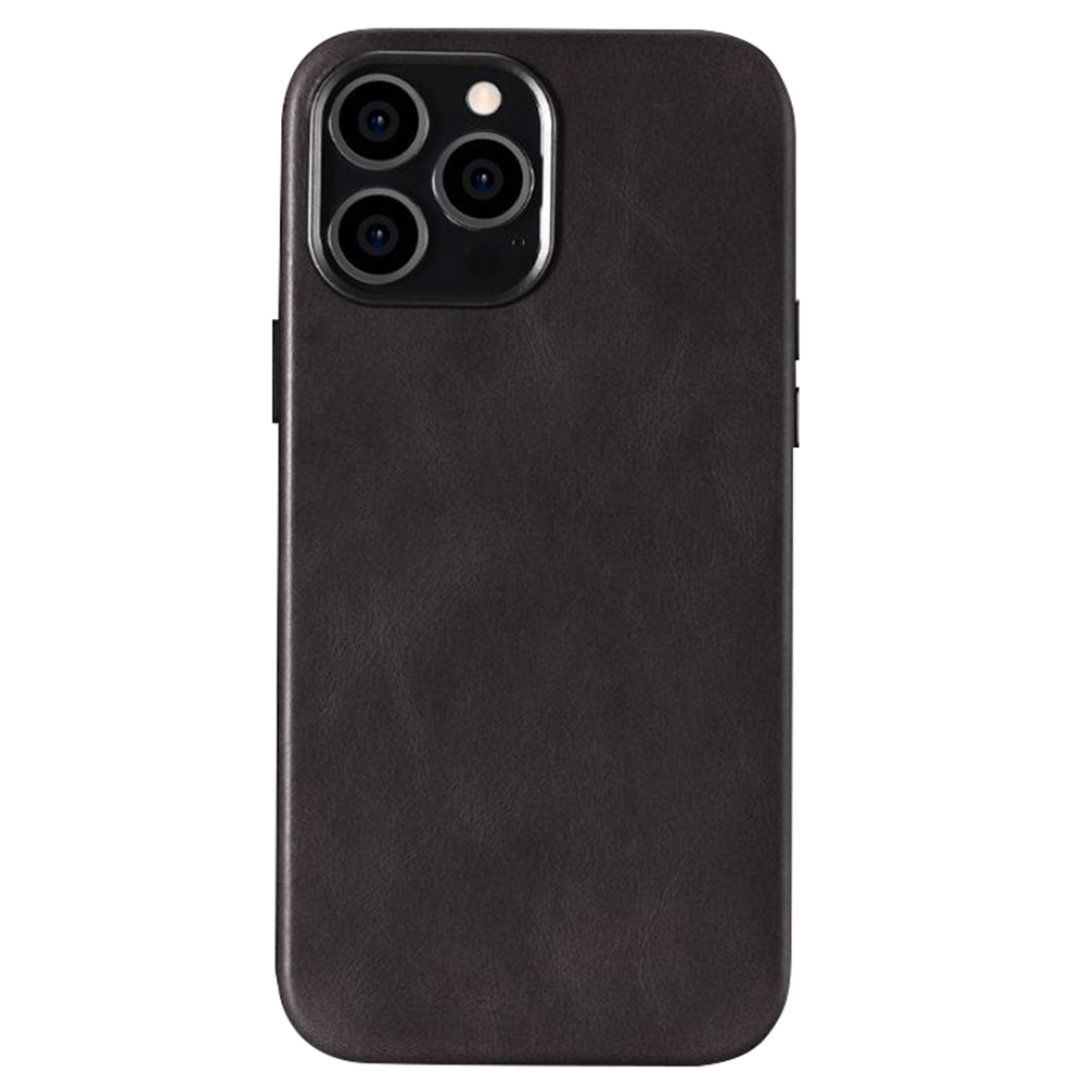 DNAC Case iPhone 13 Pro Max Cowhide Leather MagSafe Hybrid Casing