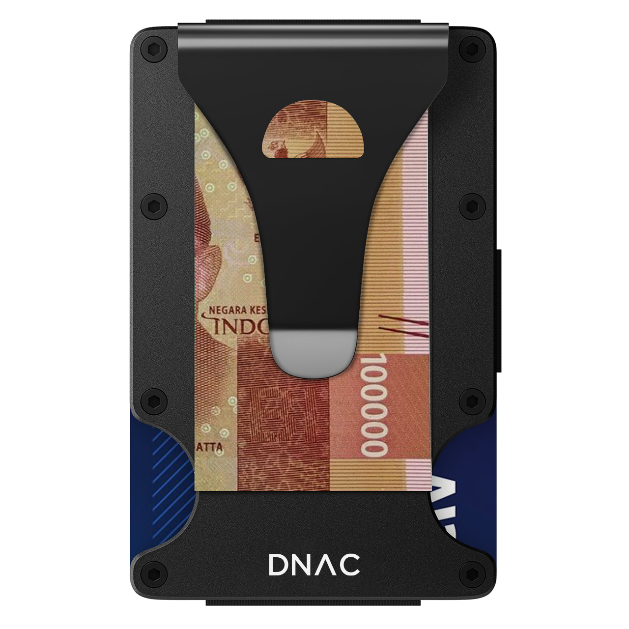 DNAC Metal Wallet Card Holder RFID Dompet Kartu Minimalis Pria Wanita
