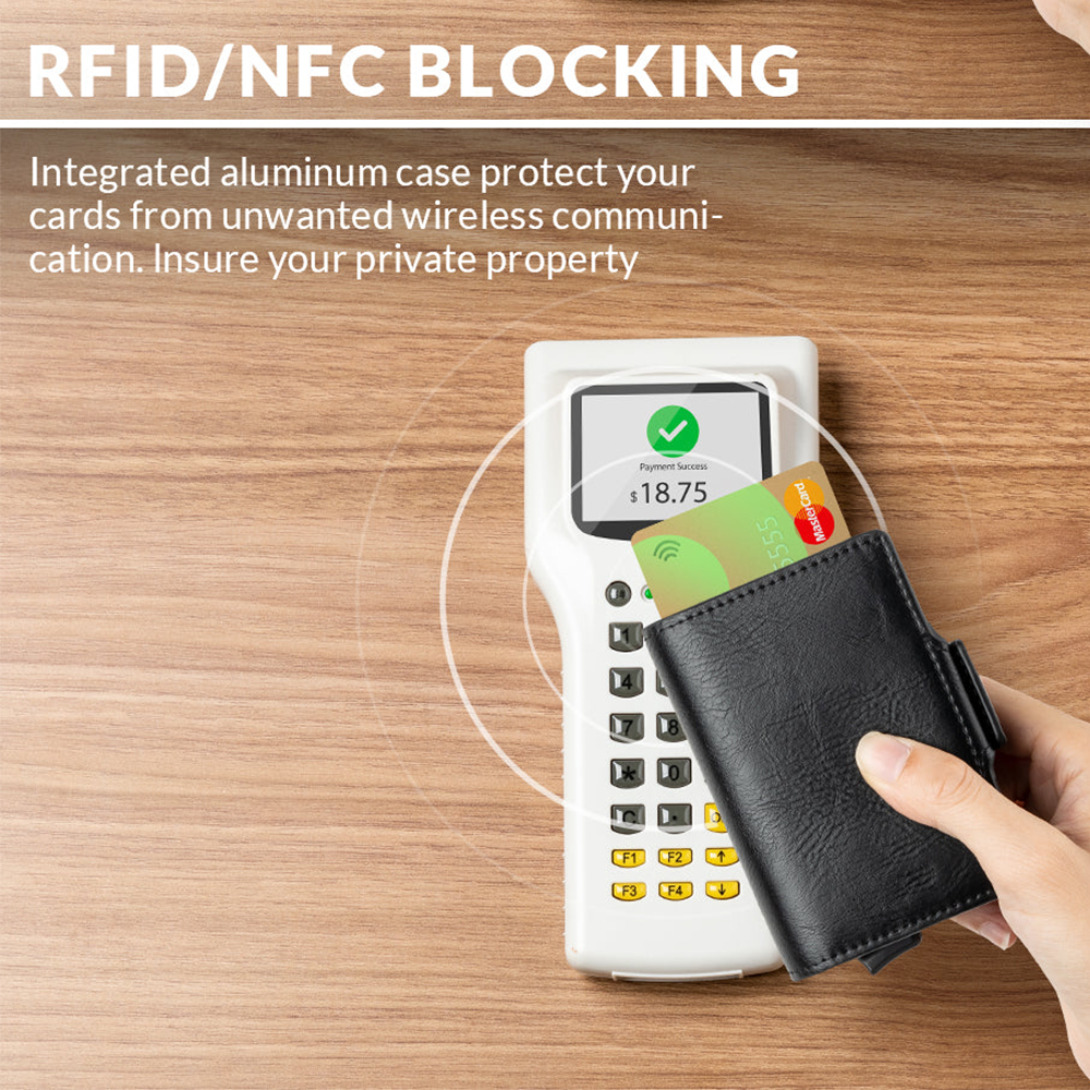 DNAC Twin Wallet Card Holder RFID Dompet Kartu Minimalis Pria Wanita