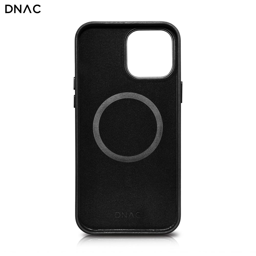 DNAC Case iPhone 13 Cowhide Leather MagSafe Hybrid Casing