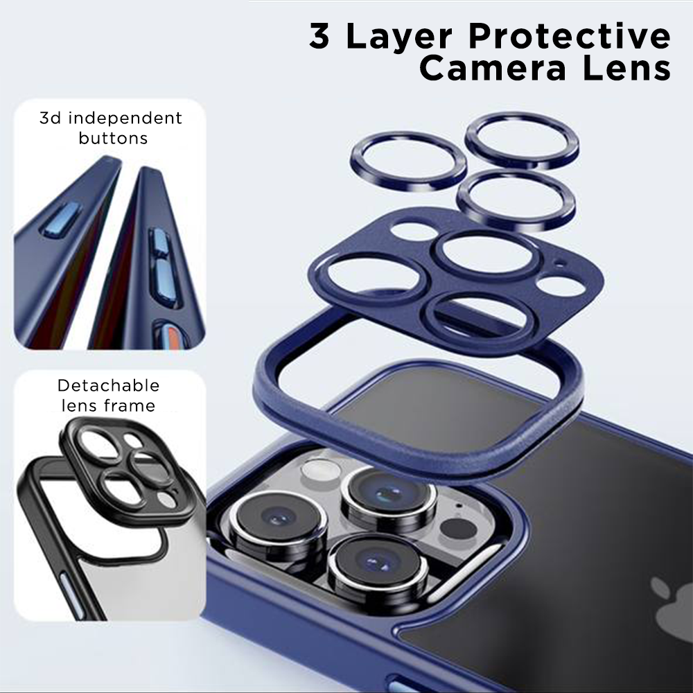 DNAC Case iPhone 15 Series Premium Rubber Slim Design - Black