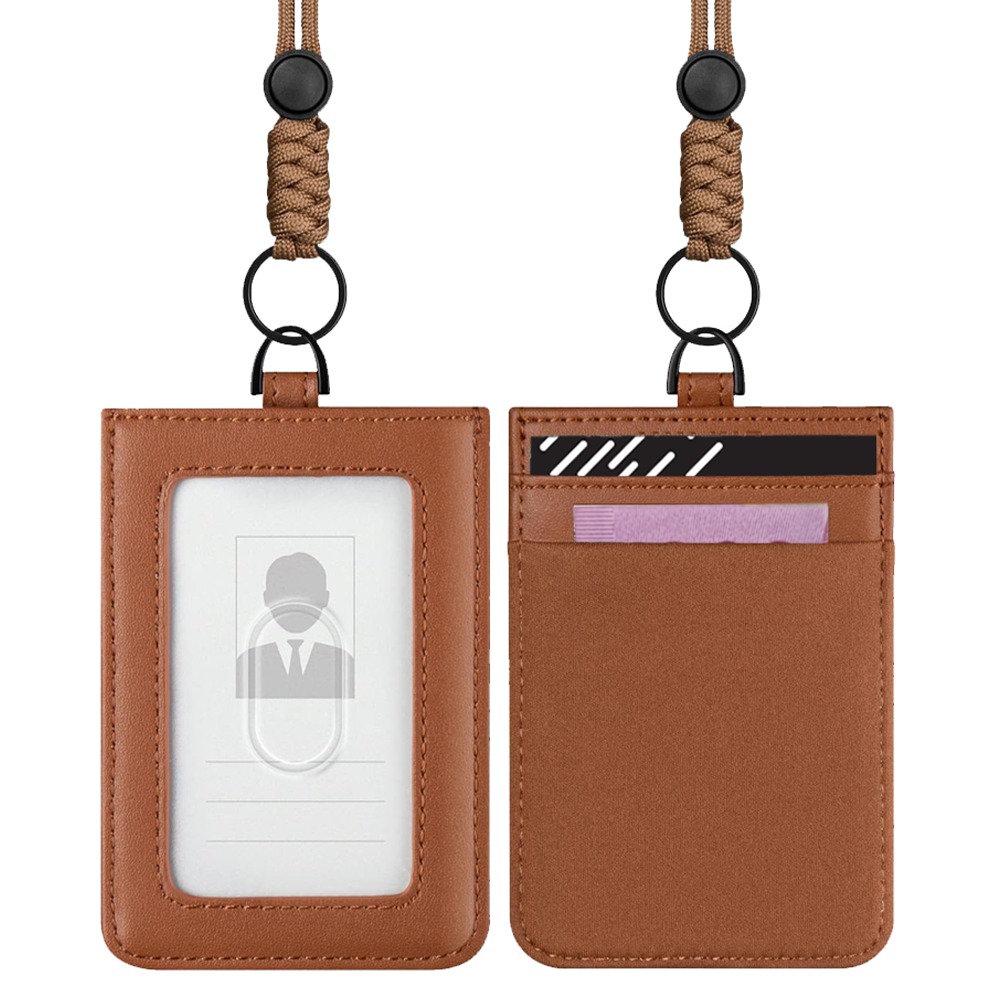 DNAC ID Card Holder with Lanyard Money Pocket