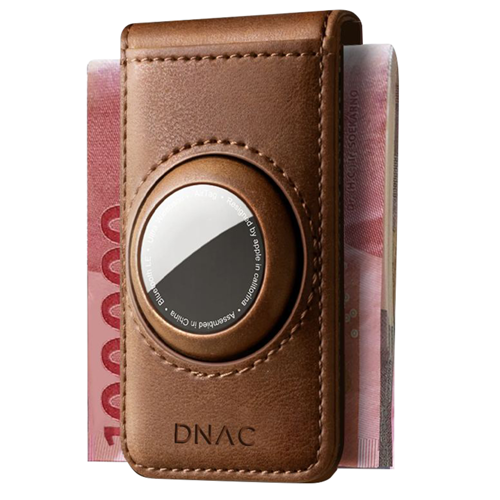 DNAC Magnetic Money Clip with Airtag Case