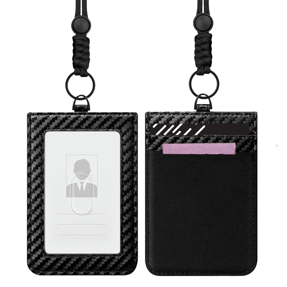 DNAC ID Card Holder with Lanyard Money Pocket