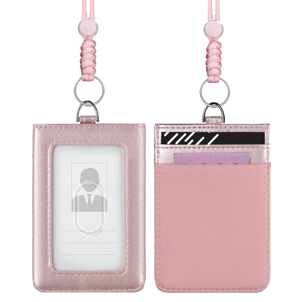 DNAC ID Card Holder with Lanyard Money Pocket