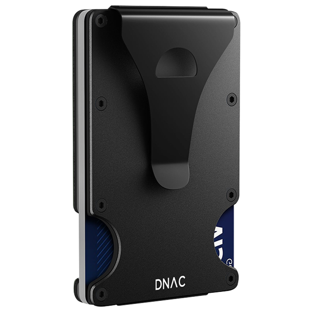 DNAC Metal Wallet Card Holder RFID Dompet Kartu Minimalis Pria Wanita