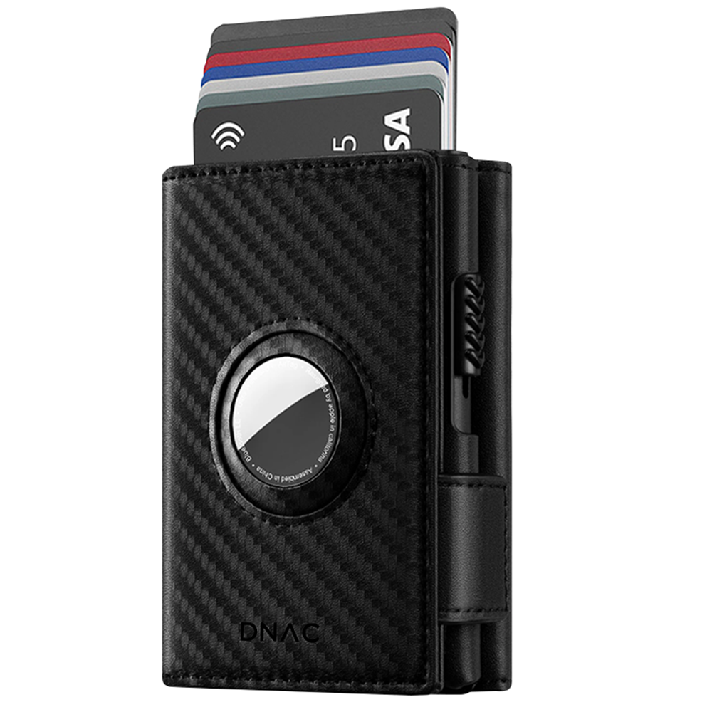 DNAC Mini Wallet Card Holder RFID with Airtag Case