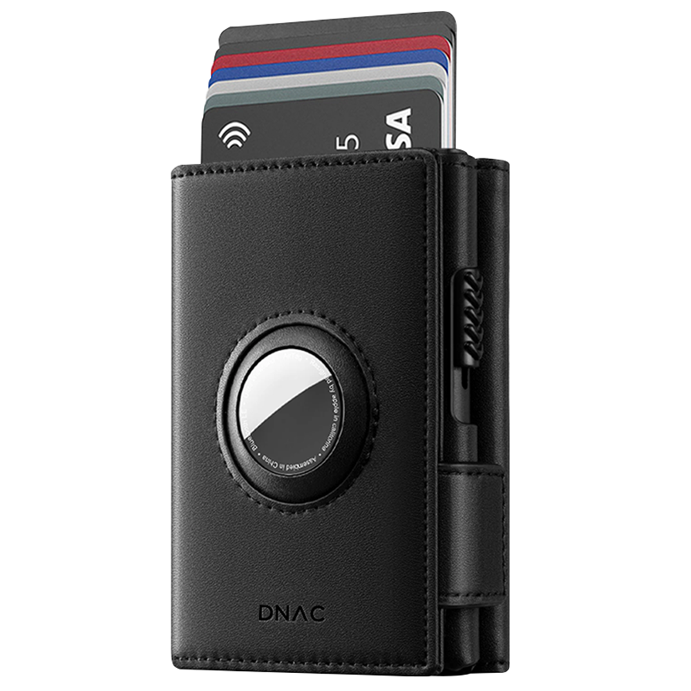 DNAC Mini Wallet Card Holder RFID with Airtag Case