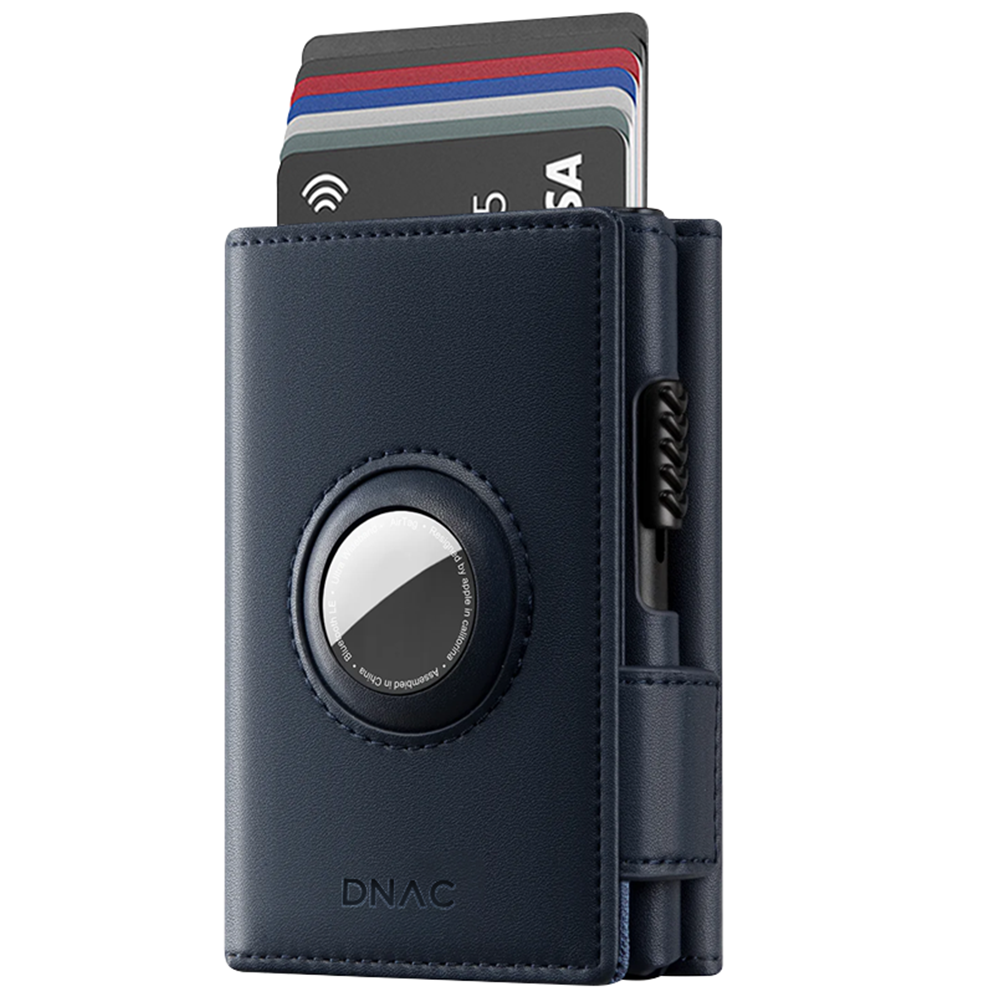 DNAC Mini Wallet Card Holder RFID with Airtag Case