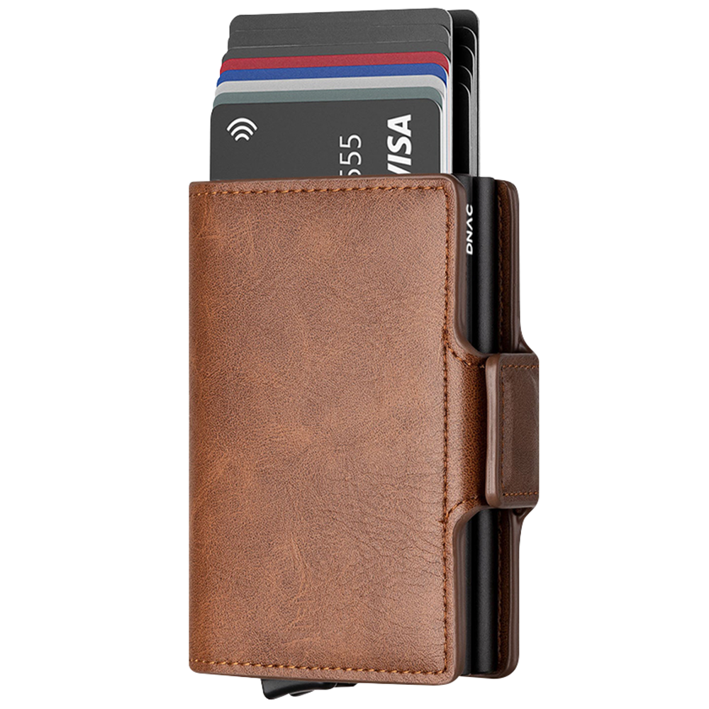 DNAC Twin Wallet Card Holder RFID Dompet Kartu Minimalis Pria Wanita