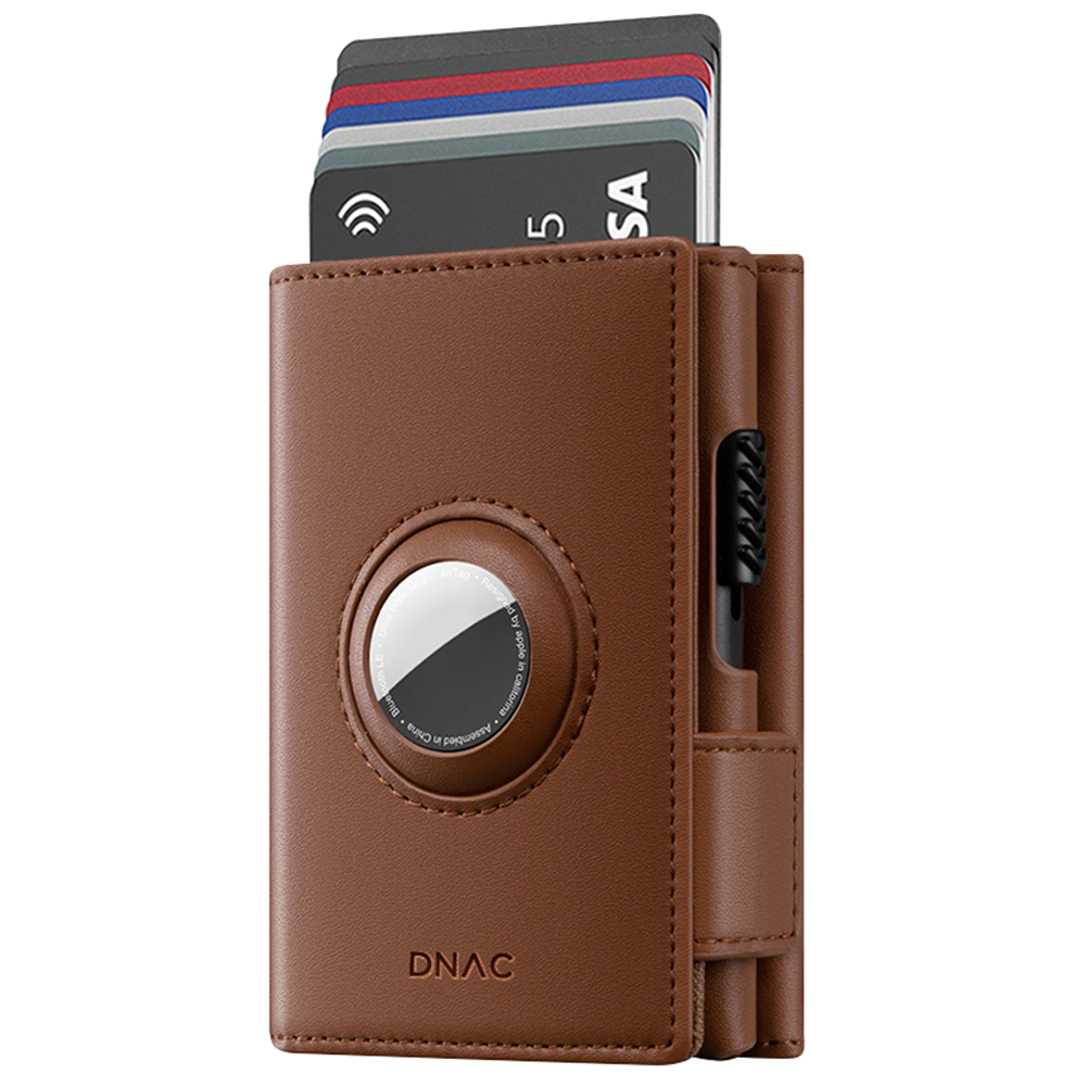 DNAC Mini Wallet Card Holder RFID with Airtag Case