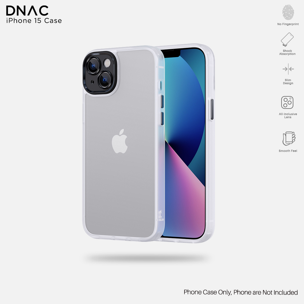 DNAC Case iPhone 15 Series Premium Rubber Slim Design