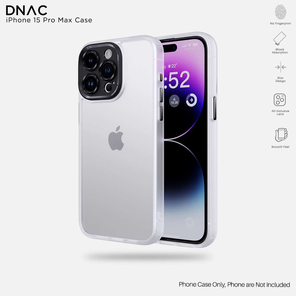 DNAC Case iPhone 15 Series Premium Rubber Slim Design