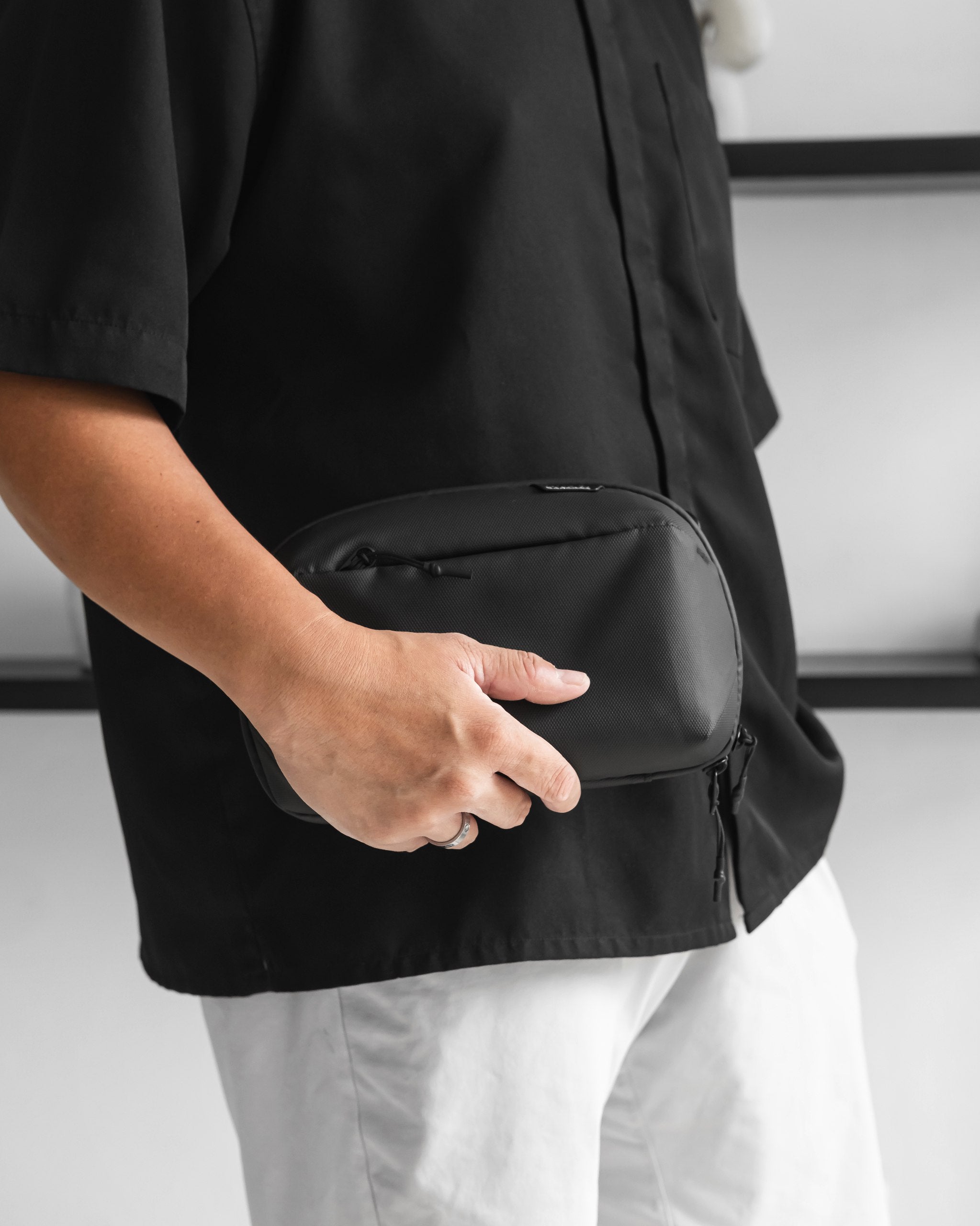 DNAC Tech Organizer Pouch / Travel Pouch / Case - Black