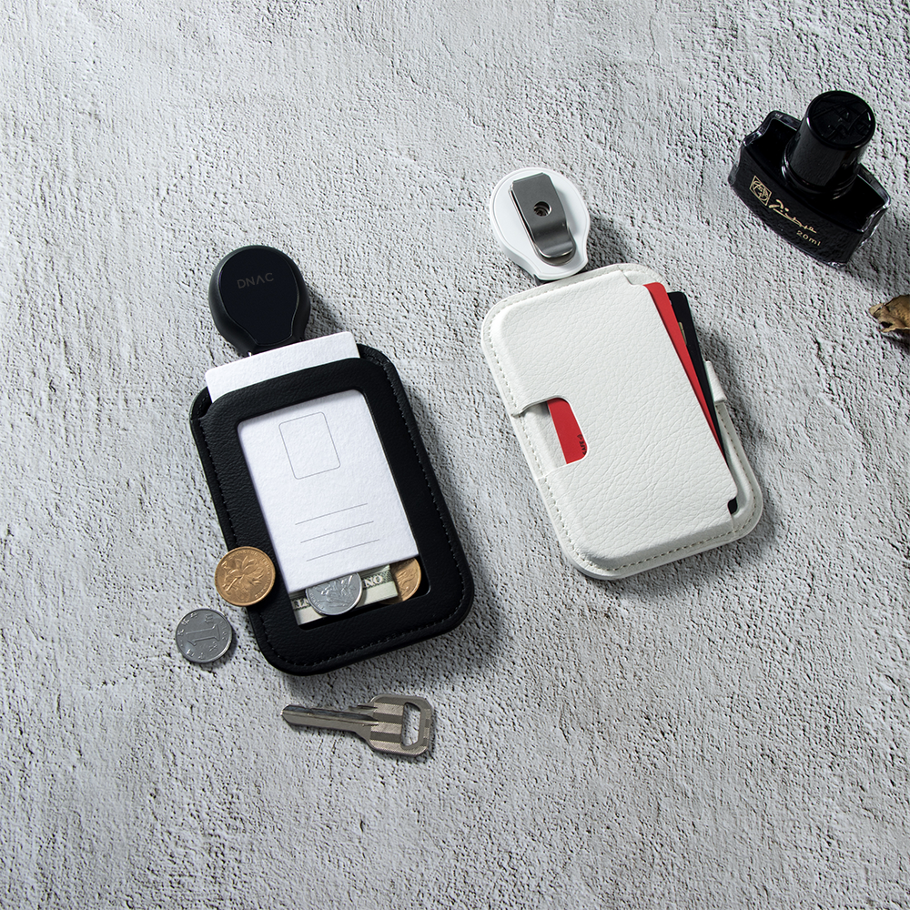 DNAC ID Card Holder and Card Slots with Ribbon Lanyard