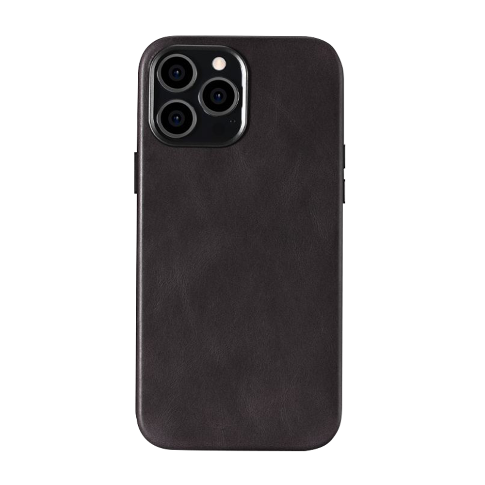 DNAC Case iPhone 13 Pro Cowhide Leather MagSafe Hybrid Casing