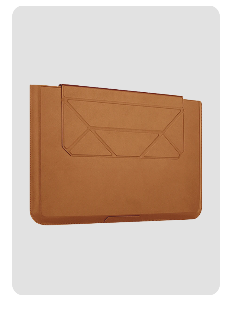DNAC Carry Sleeve Tas Laptop Case 16 Inch with Magnetic Stand MacBook - Black