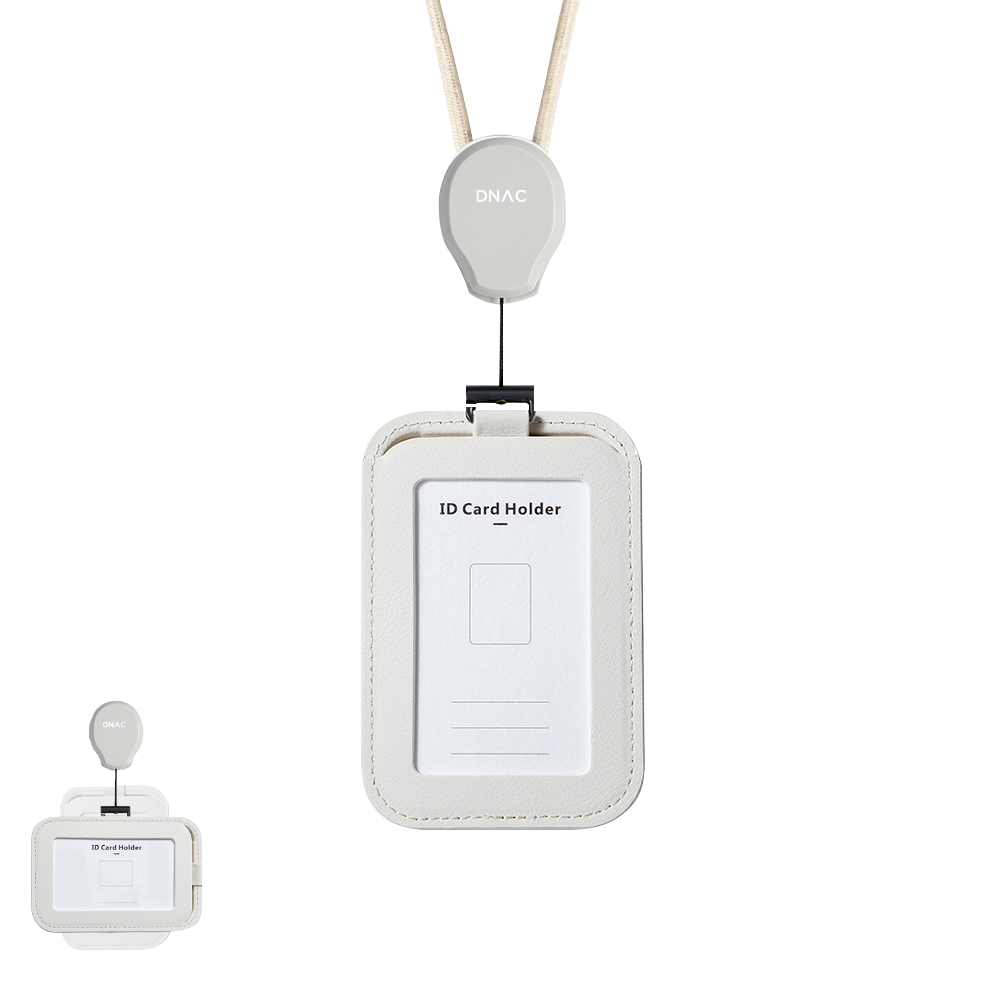 DNAC ID Card Holder and Card Slots with Ribbon Lanyard