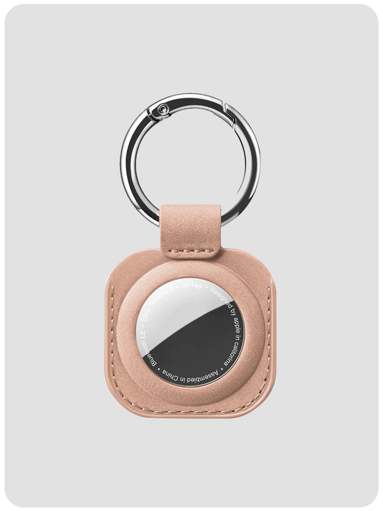 DNAC AirTag Case Apple Air Tag with Keychain Leather AirTags