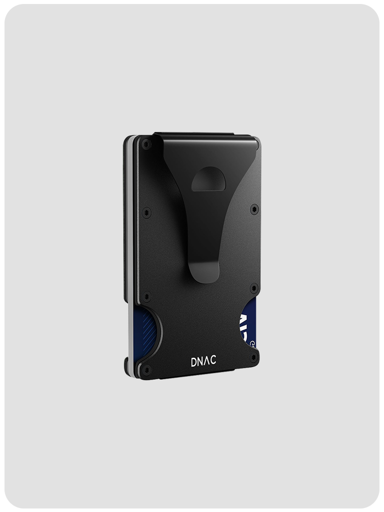 DNAC Metal Wallet Card Holder RFID Dompet Kartu Minimalis Pria Wanita