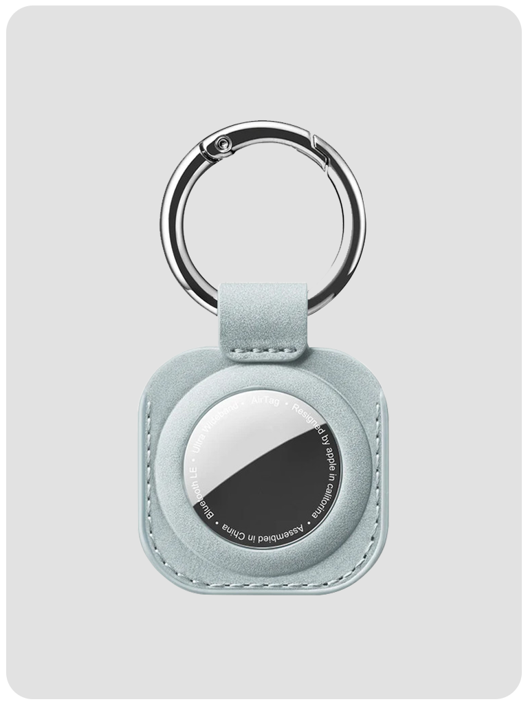 DNAC AirTag Case Apple Air Tag with Keychain Leather AirTags