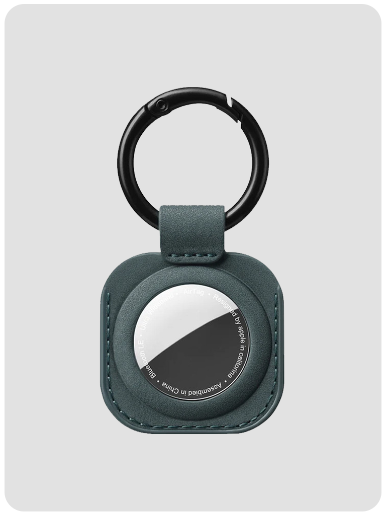 DNAC AirTag Case Apple Air Tag with Keychain Leather AirTags